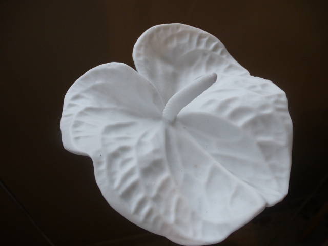 Jean-Louis Puivif - Fleur de Anthurium en porcelaine de Limoges